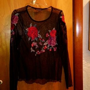 American Eagle sheer top